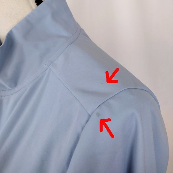 Skechers Go Shield Light Blue Zip Up Fitness Jacket - Picture 10 of 11